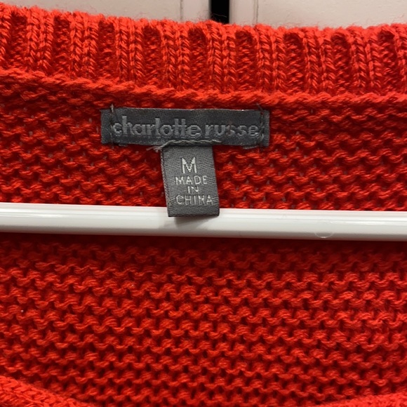 Sweater. Bright red - Picture 3 of 5